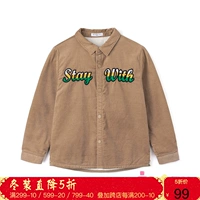 Balla Balla Children Wear 2018 Winter New Boys Plus Velvet Shirt Áo khoác nhung kẻ sọc 21024181202 shop quần áo trẻ em