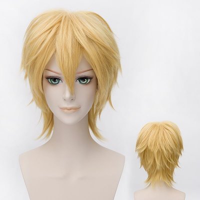 taobao agent FREE! Men's swimming department Ye Yuezhu LOL League of Legends Izorier golden cos wigs