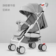 Xe đẩy em bé siêu nhẹ có thể ngồi ngả trẻ em phong cảnh cao ô bé ô tô bb trẻ em xe đẩy - Xe đẩy / Đi bộ