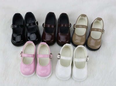 taobao agent BJD shoes 3 minutes, 4 cents 6 minutes khaki leather shoes SD baby shoes