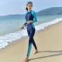 Áo chống nắng áo tắm nữ phù hợp với quần dài tay là cơ thể mỏng manh Xiêm snorkeling lướt sứa đào tạo đồ bơi nhanh khô - Bộ đồ bơi hai mảnh 	đồ bơi nữ 2 mảnh	