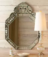Венецианское зеркало зеркало зеркало зеркало зеркало зеркало Зеркальное зеркало восьмиугольное зеркальное зеркало Декоративное зеркало Таинственное линзу европейского в стиле резного зеркала в стиле