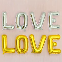 Новые большие алюминиевые любовные письма 30 -Придворная вечеринка свадебное дом декоративное предложение о любви