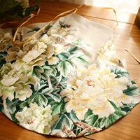 Peiy Su tự chế thêu thêu hai lớp lụa tơ tằm lụa nặng hai lớp có thể được trang bị Hanfu - Bellyband quần áo ngủ nữ mùa hè