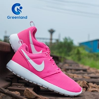 Nike Roshe Run GS Women's Women's Comensy Hetabless Sports Casual Smoke Rose Rose 599729-611