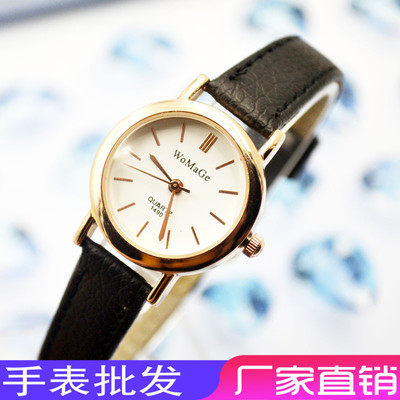 taobao agent Small quartz watches, dial, fashionable women's watch, simple and elegant design, Korean style