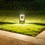 Đèn trụ sân vườn năng lượng mặt trời chống thấm nước đèn trang trí đơn giản chất liệu nhôm