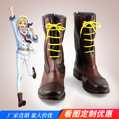 taobao agent Idol Fantasy Festival Zizhizhi COS Shoe Anime Cosplay Boots Support the picture customization