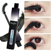 Macfee Malang 4D uốn cong mascara rung cùng một đoạn sợi không thấm nước dài uốn cong chống nhuộm mã hóa dài - Kem Mascara / Revitalash