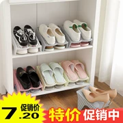 Đôi giày giá không gian không gian giày nhà cần thiết hàng ngày cửa hàng bách hóa phòng khách nhựa giày dép giá lưu trữ - Trang chủ