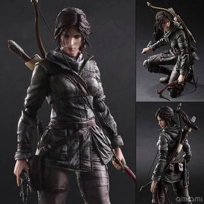 Yaya Anime Play Arts đã sửa đổi Tomb Raider Rise of the Tomb Raider PA đã sửa đổi mô hình di chuyển đóng hộp Laura - Khác