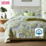 Khăn trải giường bằng vải bông của Mỹ có ba lớp điều hòa không khí là mùa hè - Trải giường ra giường màu xám