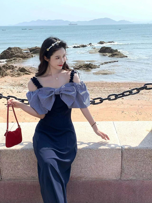 taobao agent Summer dress, long skirt, plus size, french style, 2023 collection, bright catchy style