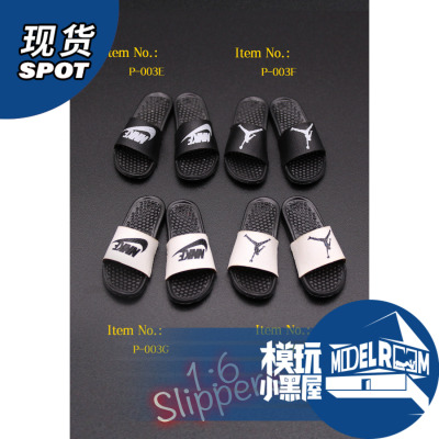 taobao agent Spot MINI TIMES TOYS 1/6 Trending Soldiers P-003 slippers model sandals sandals