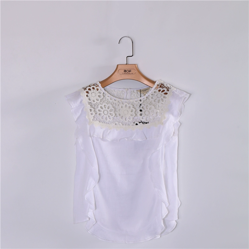 Ba * jun [Chính hãng] Đài Loan nữ mùa hè ngắn tay đơn giản màu tinh khiết áo thun nữ 81612059 - Áo phông