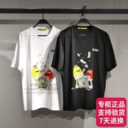 Hòa bình chim đực 2019 Thu mới Mua sắm trong nước Phim hoạt hình in áo phông BYDA94A15 BYDA94A14 - Áo phông dài