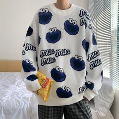 毛衣男ins港風寬鬆潮流韓版針織衫秋冬季情侶無帽慵懶風日系上衣