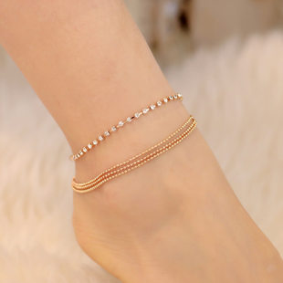 Accessory, summer fashionable ankle bracelet, European style, Aliexpress
