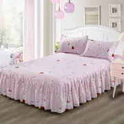 2019 dễ thương lá sen hồng 1 m 5 giường ngủ váy ngủ công chúa phong cách 1,5 xu hướng thời trang giường - Váy Petti