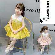 Váy trẻ em 6 mùa hè 2019 quần áo trẻ em mới Hanfu khâu váy không tay bé gái váy thêu - Khác