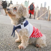 Mùa hè 2018 mới DOGO hải quân T phù hợp với quần áo thú cưng quần áo chó quần áo Keji Satsuma vest - Quần áo & phụ kiện thú cưng áo của chó