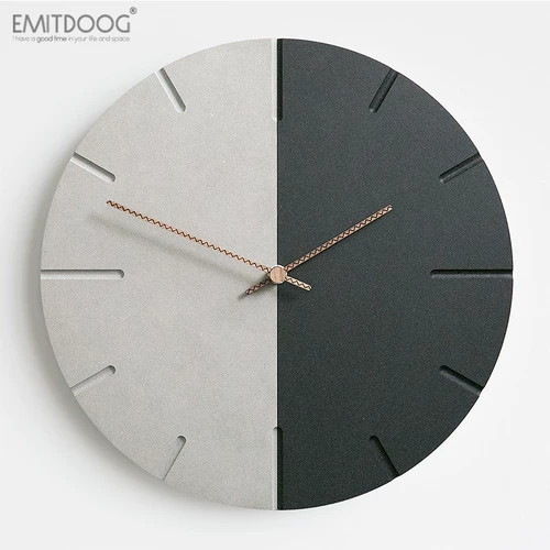 EMITDOOG скандинавские современные простые модные настенные часы для дома, гостиной, спальни, американские часы, ретро, ​​настенные часы
