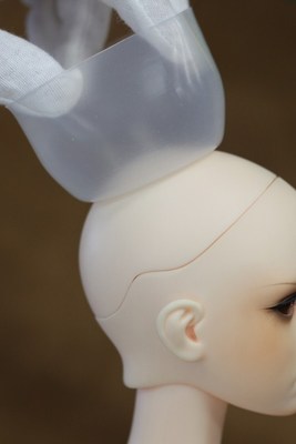 taobao agent BJD SD doll uses a silicone head cover anti -dyeing anti -slip fixed wig 3 minutes, 4 minutes, 6 minutes, 8 minutes LATI