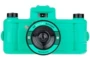 Máy ảnh Lomo cổ điển Máy ảnh toàn cảnh xoắn ốc rộng Sprocket Rocket Cyan! instax mini 10