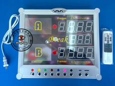 Аксессуары для бильярда 卫洋台球电子计分器美式英式台球计分器比赛记分牌带遥控器