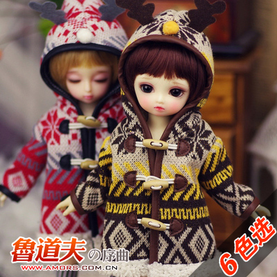taobao agent AMORS brand BJD baby clothing SD6 points baby clothes winter dress, small coat, Rudorf の prelude
