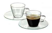 Лучшая в Европе 50 -летняя 50 -летняя оригинальная импортная прямая стеклянная чашка мини -чашка тепла -устойчивая кофейная чашка
