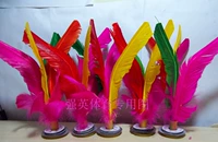 Ngôi sao Bắc Kinh thương hiệu lớn bọ cạp bán buôn lông ngỗng trò chơi lớn với màu sắc bọ cạp lớn hoa croquet 20 - Các môn thể thao cầu lông / Diabolo / dân gian đá cầu lông