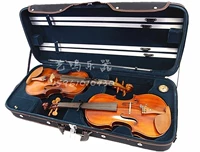 Yiming Музыкальный инструмент-черный влага, защищенная от деревянной фанеры, двойная коробка для фортепиано два ящика для скрипки 4 луки