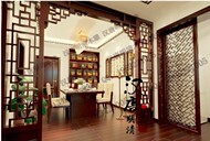 Dongyang gỗ cổ khắc Trung Quốc nền TV hollow mạng rắn gỗ hoa cửa sổ hiên phân vùng màn hình