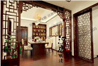 Dongyang gỗ cổ khắc Trung Quốc nền TV hollow mạng rắn gỗ hoa cửa sổ hiên phân vùng màn hình vách ngăn phòng khách bằng gỗ đẹp