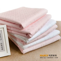 màu trắng rắn chăn màu hồng giao dịch tăng gấp đôi đơn Dệt chính hãng satin jacquard bông chăn bông - Quilt Covers chăn mỏng mùa hè