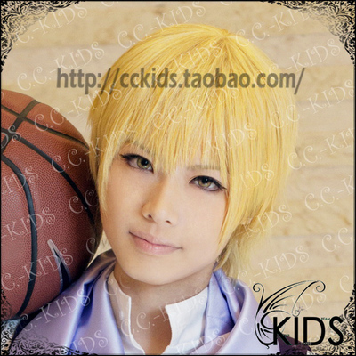 taobao agent [CCKIDS] [Kuroko's Basketball] Huangse Liangtai cosplay cos wig boys short hair