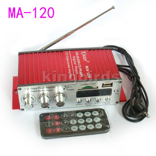 Kinter MA-120 2.0 Channel Computer Desktop Bedside Bedside Stereo U Disk Read Card Radio Function Amplifier