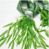 Моделирование пластиковое листья плетеные украшения листьев Зеленые сельские листья ивы и листья бамбука