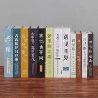 Văn học Trung Quốc giả cuốn sách mô phỏng cuốn sách trang trí đạo cụ cuốn sách mới nghiên cứu trang trí cuốn sách quán cà phê nội thất tủ sách trang trí nhà rẻ đẹp