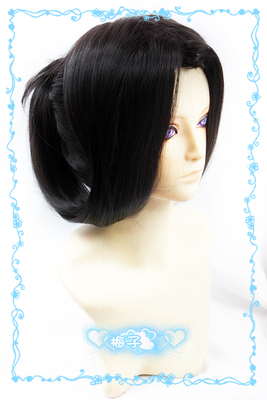 taobao agent Black and white wig, cosplay
