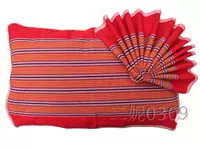 Authentic tay sọc dày thô cũ bông in vải bao gối gối chăn Fall giải phóng mặt bằng - Khăn gối khăn gối