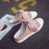 Một nửa giày vải nữ mùa hè 2018 hoang dã Hàn Quốc giày thường phẳng sinh viên board giày giày nhỏ màu trắng phụ nữ Plimsolls