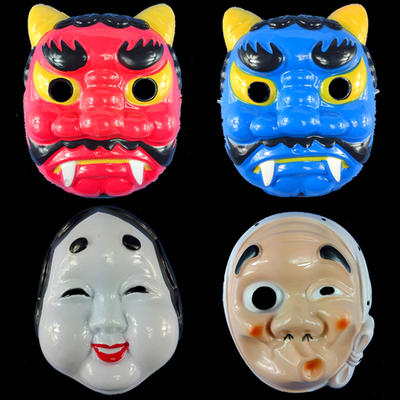 日本面具种类 日本面具文化 面具文化 能面面具