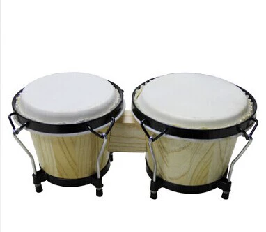 Бесплатная доставка Bange Drum Drum Drum Africa Drum Bongo Bange Drum Bongo 6 -inch+7 -Inch Smedo