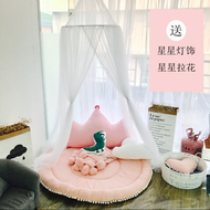 Ins giường mùa hè 幔 Công Chúa lưới cô gái tim giường đầu phần còn lại góc Bay trang trí cửa sổ lưới những giấc mơ lều lều