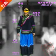 Daliangshan Yi trang phục nam phù hợp với trang phục làm bằng tay trang phục quần áo phong cách quốc gia quần đầy đủ hiệu suất