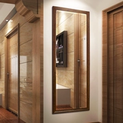 Trung Quốc rắn gỗ thay đồ gương treo tường gương toàn thân gương Mỹ nhà phòng ngủ treo tường phù hợp gương sàn - Gương