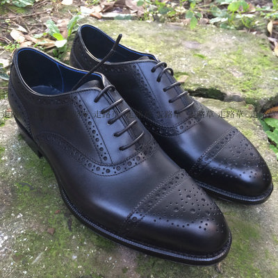 【外贸原单】传统固特异goodyear手工鞋 皮底鞋 正装真皮皮鞋 三接头