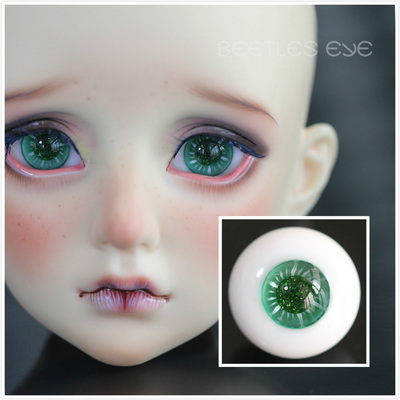 taobao agent [Beetles] BJD/SD doll A products handmade glass -eye bead green pupil model